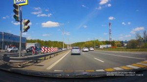 На машине. Москва - Видное - Домодедово - Люберцы май 2022.