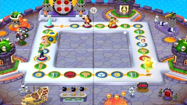 Mario Party 10 - Bowser Board (4 Player Amiibo Party Mode) смотреть онлайн