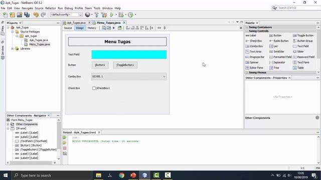 Pengenalan GUI (Graphical User Interface) JAVA Pada Netbeans смотреть онлайн