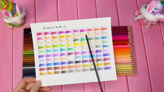 Обзор на карандаши Brauberg MAX 100 цветов смотреть онлайн