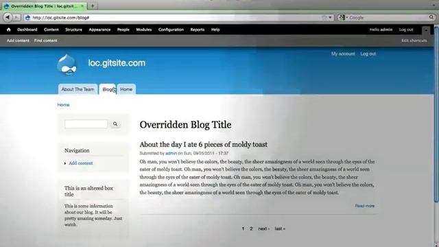 88. How to override a menu item title (a Drupal how-to) смотреть онлайн