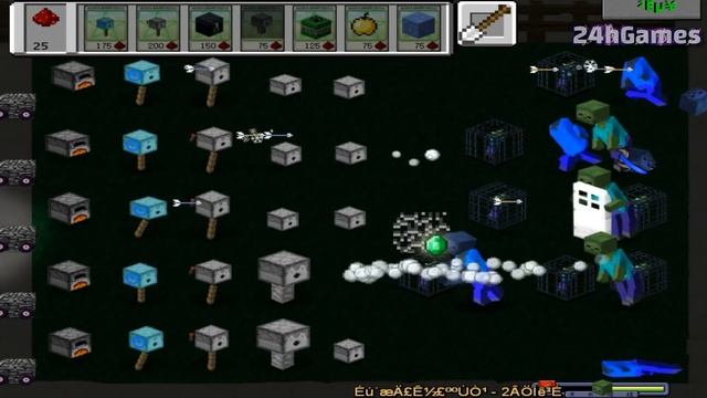 Team Plants Minecraft Mod vs All Zombotany 2 in Plants vs Zombies Minecraft (PVZ) смотреть онлайн