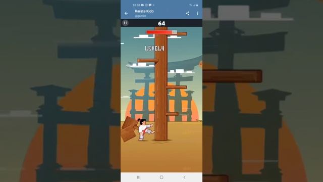 Игры в Telegram, без скачивания. Karate Kido. смотреть онлайн
