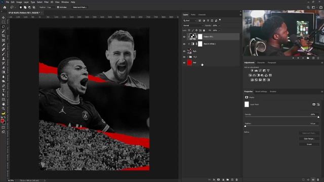 Photoshop - Halftone Sport Poster Tutorial смотреть онлайн