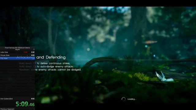 Platinum Demo - Final Fantasy XV Any% Speed run смотреть онлайн