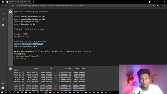 Analyzing Cryptocurrencies in Python | Visualizing Cryptocurrencies | Plotting Graphs - Part 1. смотреть онлайн