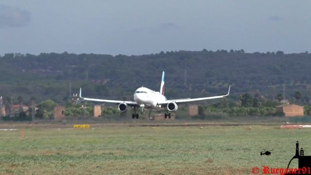 [HD] Airplane Spotting On Airport Palma De Mallorca PMI/LEPA