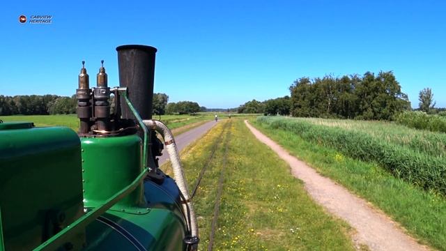 ?? Cab Ride 1928: Henschel Narrow Gauge: Steamtrain Katwijk - Leiden 29/6/2019