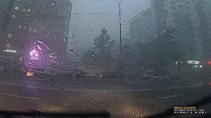 Тюмень, гроза 18 июня 2017