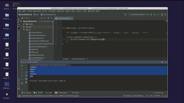 Kotlin - Estrutura de repeticão forEach смотреть онлайн
