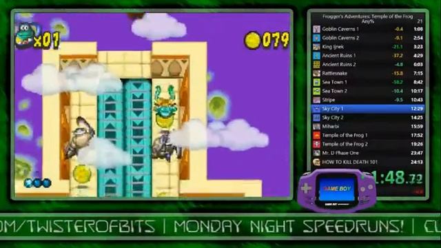 Speedrun: 'Frogger's Adventures: Temple of the Frog' in 23:13.88 (Any%) смотреть онлайн