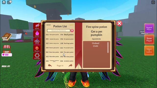 ВСЕ ЗЕЛЬЯ В ?Wacky Wizards? В Roblox! 377/377 2022! смотреть онлайн