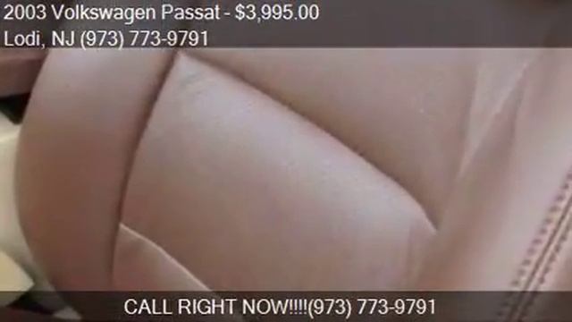 2003 Volkswagen Passat W8 4Motion AWD 4dr Wagon for sale in смотреть онлайн