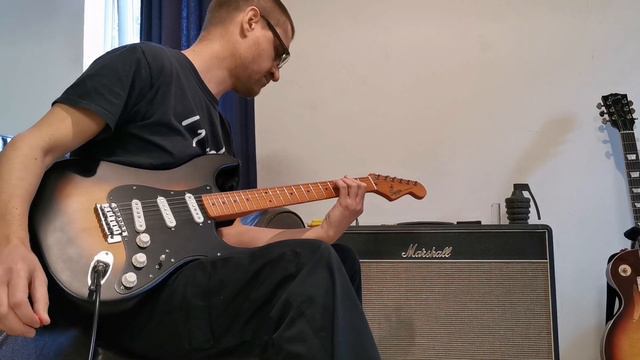 Chilled loop. Squier 40th anniversary Strat guitar, Marshall Bluesbreaker amp. смотреть онлайн