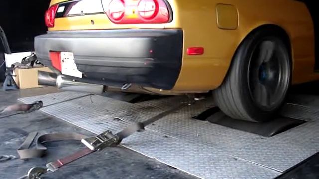 nissan 240sx silvia sr20det w/blitz nur spec exhaust смотреть онлайн