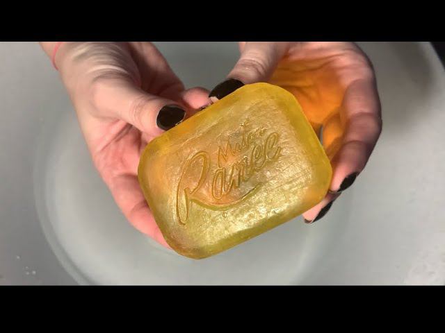 ASMR/Lathering Soap/sponge