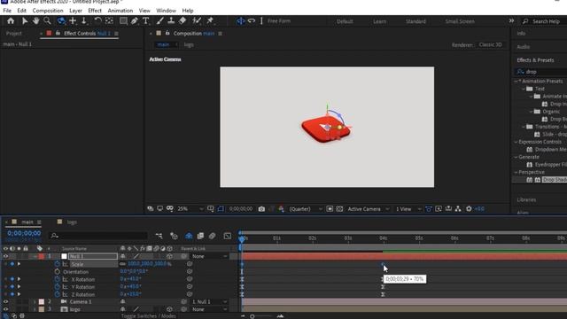 3D Logo Animation Tutorial in After Effects смотреть онлайн