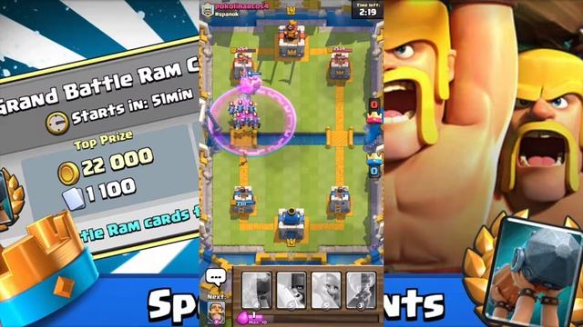 Battle Ram Challenge - Clash Royale - Unlocking Battle ram - What Not To DO смотреть онлайн