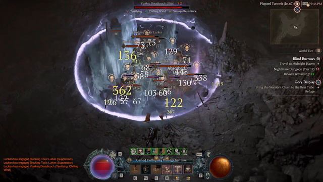 Diablo 4 - Lvl 66 Barb - Arsenal Leap HotA - gameplay highlights смотреть онлайн