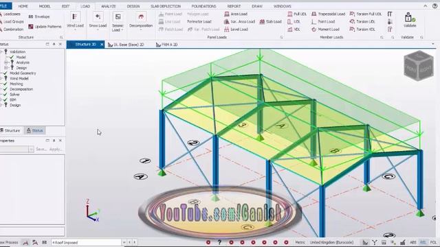 Tekla Structural Designer Tutorial 1 смотреть онлайн