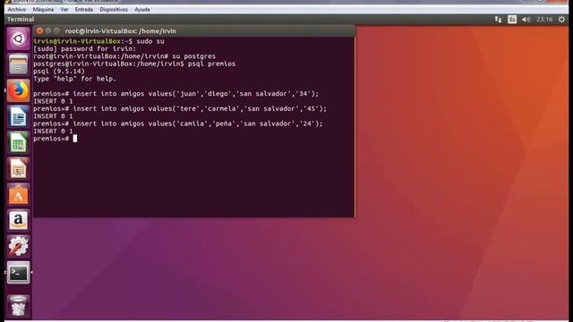 Postgresql desde terminal смотреть онлайн