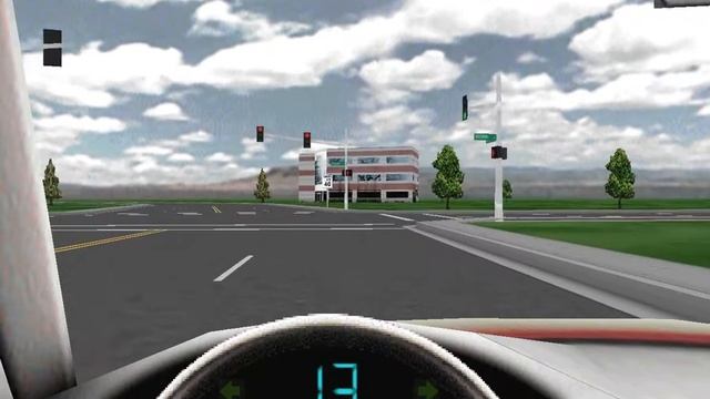 Урок 10 - Пропуск машин со спецсигналами. Симулятор вождения Driver's Education '98 смотреть онлайн