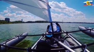 Тримаран на основе байдарки "Варвар-гигант"