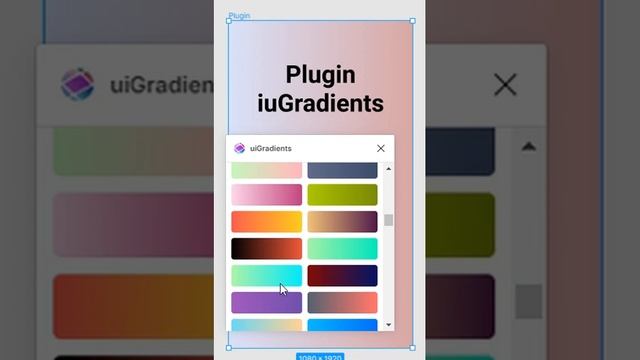Plugin iuGradients en figma смотреть онлайн