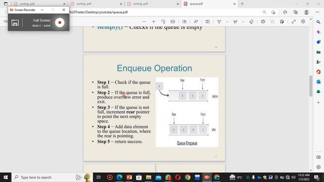 Queue data structure explained in detail | data structure & algorithm смотреть онлайн