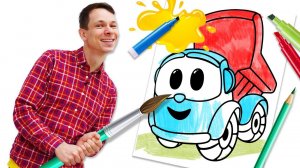 Грузовичок Лева и мультфильм. Игры и видео для детей. Супер крылья и трасса для Донни