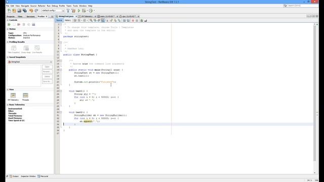 Java Tutorials - String concat vs StringBuilder Performance Test смотреть онлайн