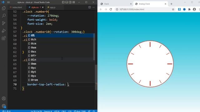How to Build An Analog Clock With HTML CSS and JavaScript смотреть онлайн
