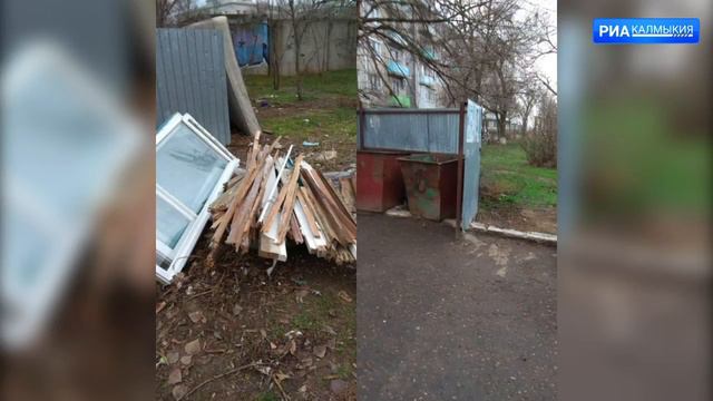 В Элисте проходит акция «Чистый четверг» смотреть онлайн