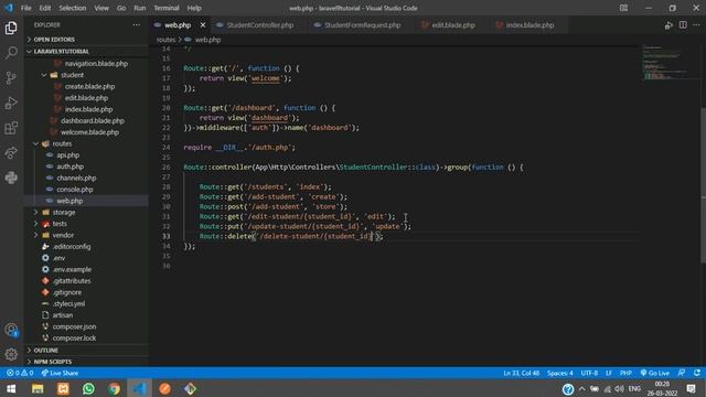 Laravel 9 Breeze CRUD 4: How to delete data from database in Laravel 9 Breeze смотреть онлайн