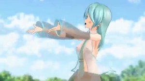 【 MMD - R18 】 愛言葉Ⅲ　フル透けーる　仕事を選べないミクさん ( Hatsume Miku - Who Can't Choose Work )