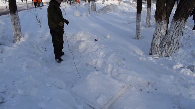 Акция #Бізбіргеміз СПЧ 1 г. Кокшетау. Почистили снег в мечети. Доброе дело. смотреть онлайн