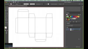 Трёхклапанная с замком складная картонная упаковка