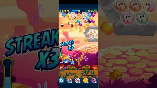 Angry Birds Pop Bubble Shooter-Level 574 NO BOOSTERS #angrybirdspopbubbleshooter смотреть онлайн