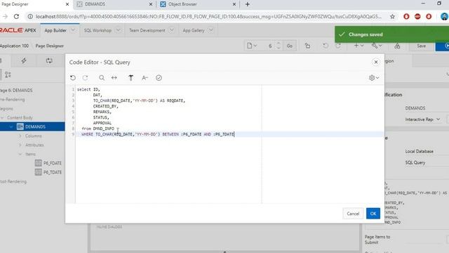 How to search between two dates in Oracle Apex смотреть онлайн