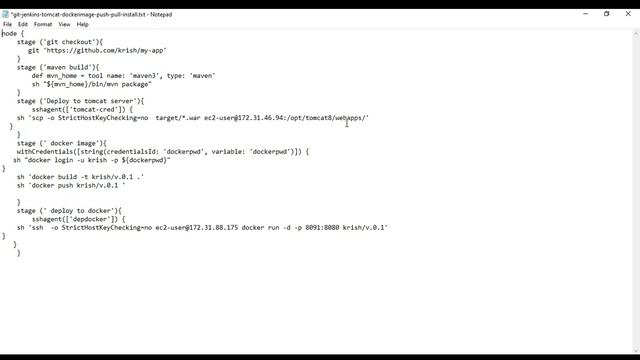 JENKINS-PIPELINE- Git-Jenkins-Tomcat-Delpoy-Docker смотреть онлайн