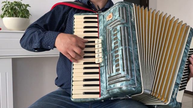 Akordeon Akkordeon Accordion Marinucci 80/3/5 - przerobiony na musette_ uszczelniane głosy! смотреть онлайн