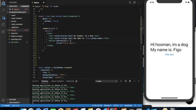 React Native - How to use classes and props in for beginners смотреть онлайн