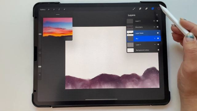 Procreate Watercolor Landscapes: Painting a Sunset with Digital Watercolors смотреть онлайн