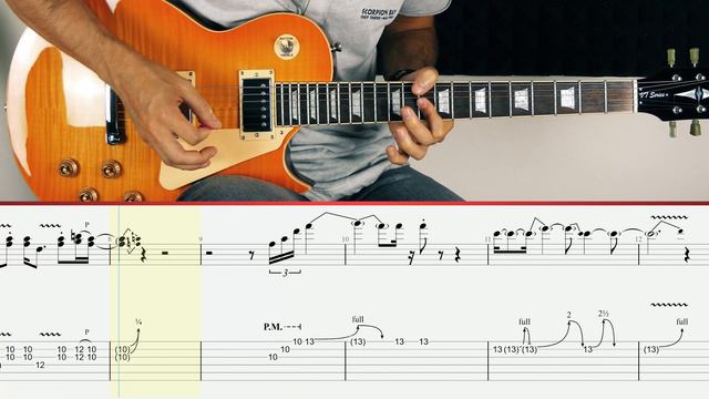Pink Floyd - Another Brick In The Wall Part II - Solo (Guitar Tutorial) смотреть онлайн