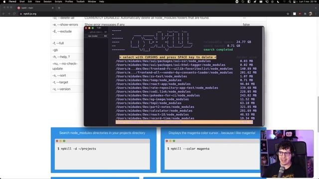 ? Gana espacio de tu disco duro borrando node_modules fácilmente con npkill смотреть онлайн