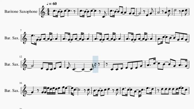 SUPER EASY Baritone Sax Sheet Music: How to play Gurenge (Demon Slayer) by LiSA смотреть онлайн