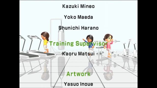 Wii Fit Credits with Custom Miis смотреть онлайн