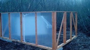 Как я строила деревянную теплицу с поликарбонатом своими женскими руками