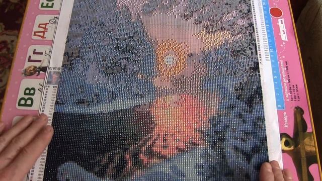Алмазная живопись Алиэкспресс, картина из страз, зимняя сказка. / Diamond painting Aliexpress смотреть онлайн