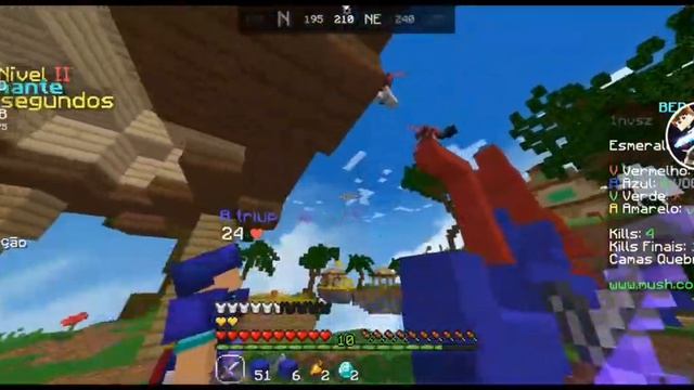 Live jogando bedwars com inscritos Mush смотреть онлайн